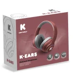 Kidywolf 418278 Ασύρματα Bluetooth Παιδικά On Ear Ακουστικά Κόκκινα - Image 2