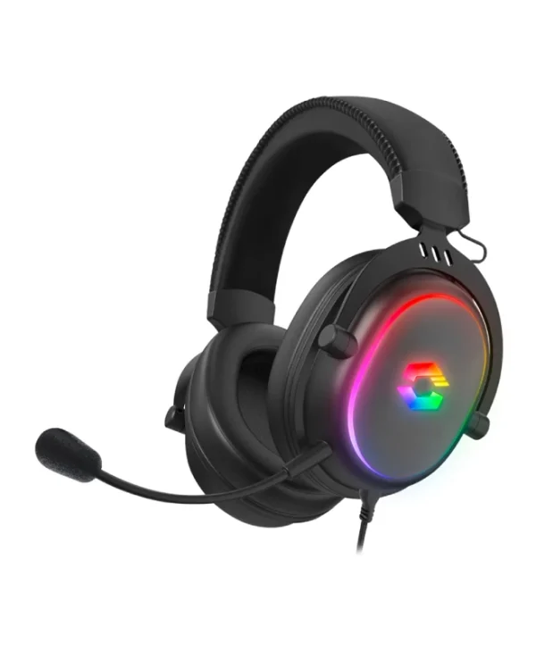 SpeedLink Conux RGB Over Ear Gaming Headset με σύνδεση 2x3.5mm / USB for Nintendo Switch / PC / PS4 / PS5 / XBOX SL-860017-BK