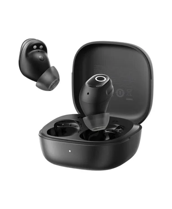 Baseus Bass BD1 In-ear Bluetooth Handsfree Ακουστικά με Αντοχή στον Ιδρώτα και Θήκη Φόρτισης Cosmic Black A0009900