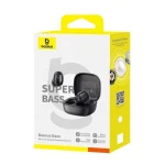 Baseus Bass BD1 In-ear Bluetooth Handsfree Ακουστικά με Αντοχή στον Ιδρώτα και Θήκη Φόρτισης Cosmic Black A0009900 - Image 2