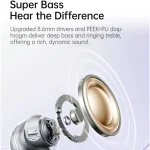 Baseus Bass BD1 In-ear Bluetooth Handsfree Ακουστικά με Αντοχή στον Ιδρώτα και Θήκη Φόρτισης Cosmic Black A0009900 - Image 4