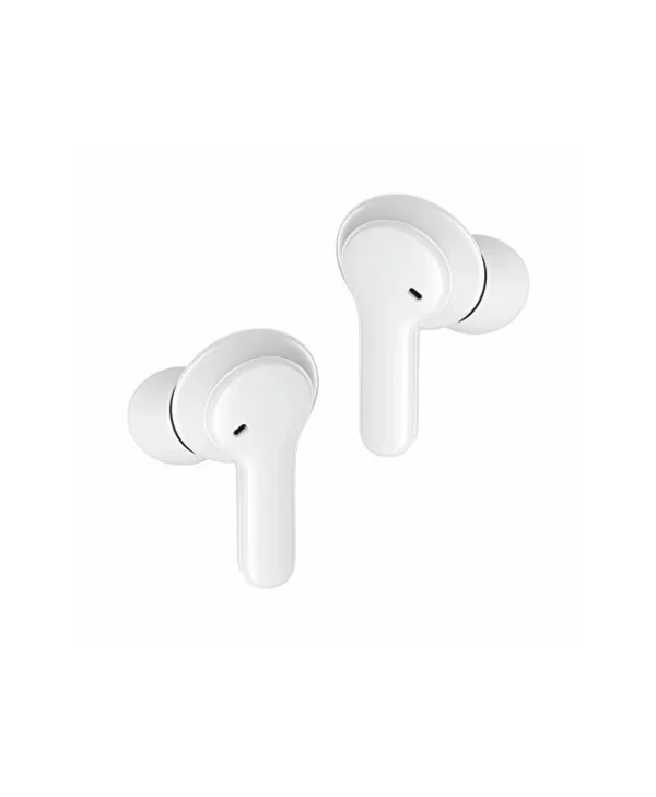 Boompods Bassline Compact In-ear Bluetooth Handsfree Ακουστικά με Θήκη Φόρτισης Λευκά BCOWHT