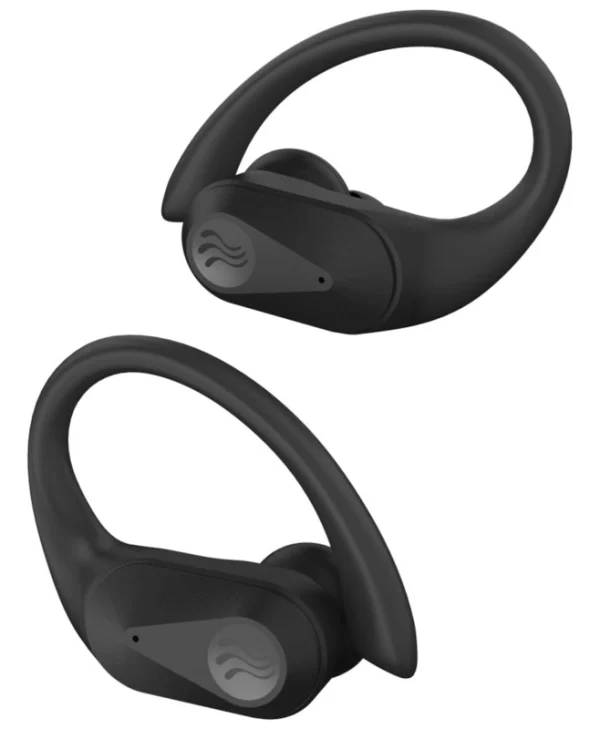 Boompods Sportpods Ocean In-ear Bluetooth Handsfree Ακουστικά με Θήκη Φόρτισης Μαύρα SPOBLK