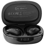 Boompods Sportpods Ocean In-ear Bluetooth Handsfree Ακουστικά με Θήκη Φόρτισης Μαύρα SPOBLK - Image 2