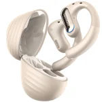 OneOdio OpenRock Prο In-ear Bluetooth Handsfree Ακουστικά με Αντοχή στον Ιδρώτα και Θήκη Φόρτισης Μπεζ A-BB01-21