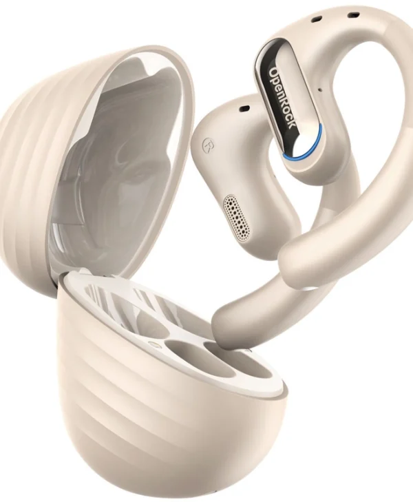 OneOdio OpenRock Prο In-ear Bluetooth Handsfree Ακουστικά με Αντοχή στον Ιδρώτα και Θήκη Φόρτισης Μπεζ A-BB01-21