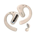 OneOdio OpenRock Prο In-ear Bluetooth Handsfree Ακουστικά με Αντοχή στον Ιδρώτα και Θήκη Φόρτισης Μπεζ A-BB01-21 - Image 2