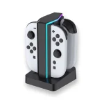 Nintendo Βάση για 1 χειριστήριο Switch 2 Μαύρη R2GNSW24IN2CHARGERLED - Image 2