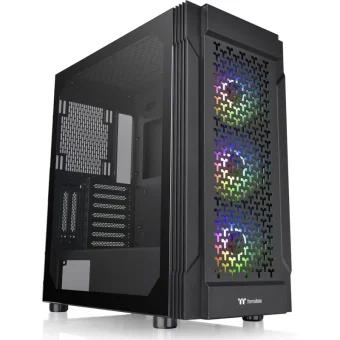 Thermaltake Versa T27 TG ARGB Gaming Midi Tower Κουτί Υπολογιστή με Πλαϊνό Παράθυρο Μαύρο CA-1W2-00M1WN-01