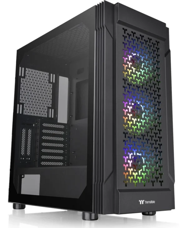 Thermaltake Versa T27 TG ARGB Gaming Midi Tower Κουτί Υπολογιστή με Πλαϊνό Παράθυρο Μαύρο CA-1W2-00M1WN-01
