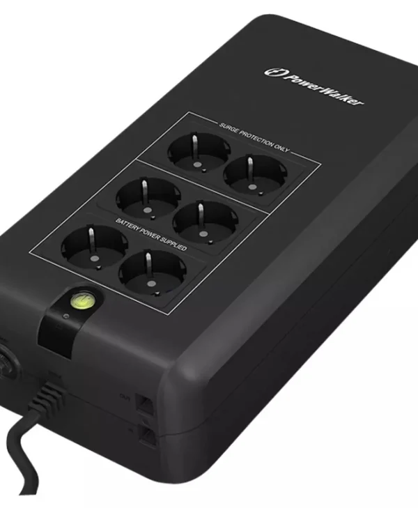 Powerwalker VFD 800 APFC UPS Off-Line 800VA 420W με 6 Schuko Πρίζες 10120411