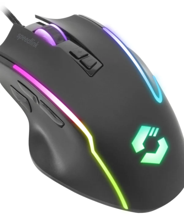 SpeedLink Decus NX RGB Gaming Ποντίκι 12800 DPI Μαύρο SL-680024-RRBK