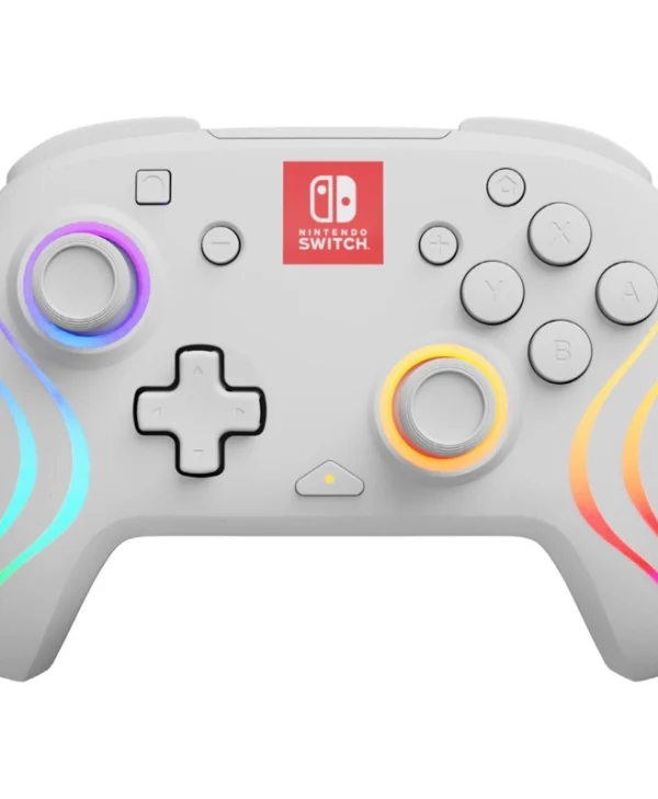 PDP Afterglow Wave Ασύρματο Gamepad για Switch Λευκό 500-252-WH