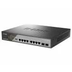 D-Link DSS-200G-10MPP/E Managed L2 PoE+ Switch με 8 Θύρες Ethernet και 2 SFP Θύρες