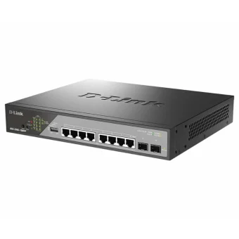 D-Link DSS-200G-10MPP/E Managed L2 PoE+ Switch με 8 Θύρες Ethernet και 2 SFP Θύρες