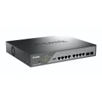 D-Link DSS-200G-10MPP/E Managed L2 PoE+ Switch με 8 Θύρες Ethernet και 2 SFP Θύρες - Image 2