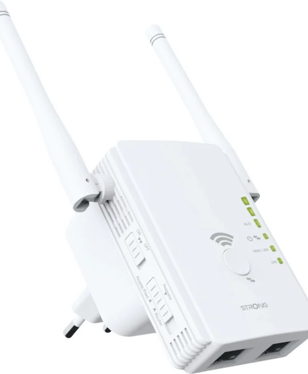 Strong 300V2 v2 WiFi Extender Single Band (2.4GHz) 300Mbps με 2 Ethernet REPEATER300V2