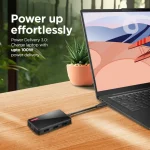 Lenovo 100 USB-C Docking Station με HDMI 4K PD και σύνδεση 2 Οθονών Μαύρο GX91M73945 - Image 5