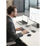 Belkin Connect USB-C Docking Station με HDMI 4K PD Γκρι AVC022HQSGY - Image 3
