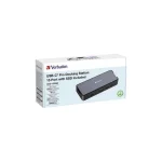 Verbatim CDS-15SSD USB-C Docking Station με HDMI/DisplayPort 4K PD Ethernet και σύνδεση 2 Οθονών Μαύρο 32174 - Image 4