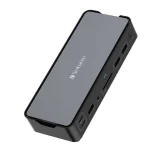 Verbatim CDS-15SSD USB-C Docking Station με HDMI/DisplayPort 4K PD Ethernet και σύνδεση 2 Οθονών Μαύρο 32174 - Image 5