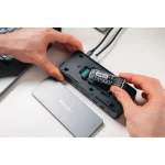 Verbatim CDS-15SSD USB-C Docking Station με HDMI/DisplayPort 4K PD Ethernet και σύνδεση 2 Οθονών Μαύρο 32174 - Image 7