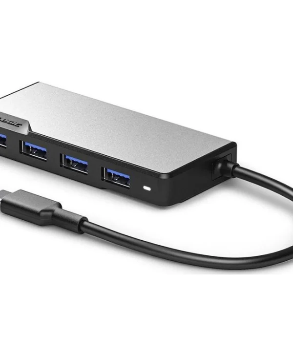 Alogic Hub 4 Θυρών USB 3.0 με σύνδεση USB-C Γκρι UCFUUA-SGR