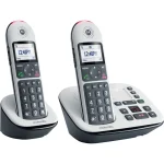 Motorola CD5012 Ασύρματο Τηλέφωνο Duo Λευκό G31000X18W2AWE