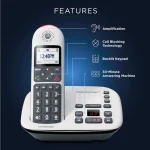 Motorola CD5012 Ασύρματο Τηλέφωνο Duo Λευκό G31000X18W2AWE - Image 8