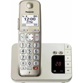 Panasonic KX-TGE260 Ασύρματο Τηλέφωνο Champagne KX-TGE260GN