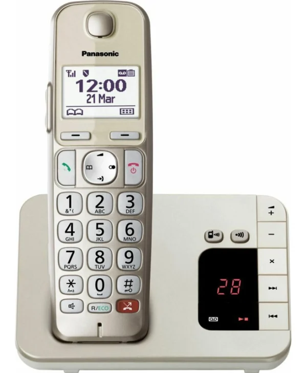 Panasonic KX-TGE260 Ασύρματο Τηλέφωνο Champagne KX-TGE260GN