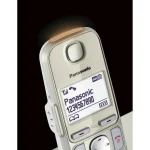 Panasonic KX-TGE260 Ασύρματο Τηλέφωνο Champagne KX-TGE260GN - Image 4