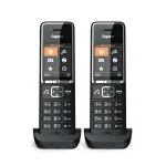 Gigaset Comfort 550HX Ασύρματο Τηλέφωνο Duo με Ελληνικό Μενού Μαύρο L36852-H3051-B104