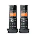 Gigaset Comfort 550HX Ασύρματο Τηλέφωνο Duo με Ελληνικό Μενού Μαύρο L36852-H3051-B104 - Image 2
