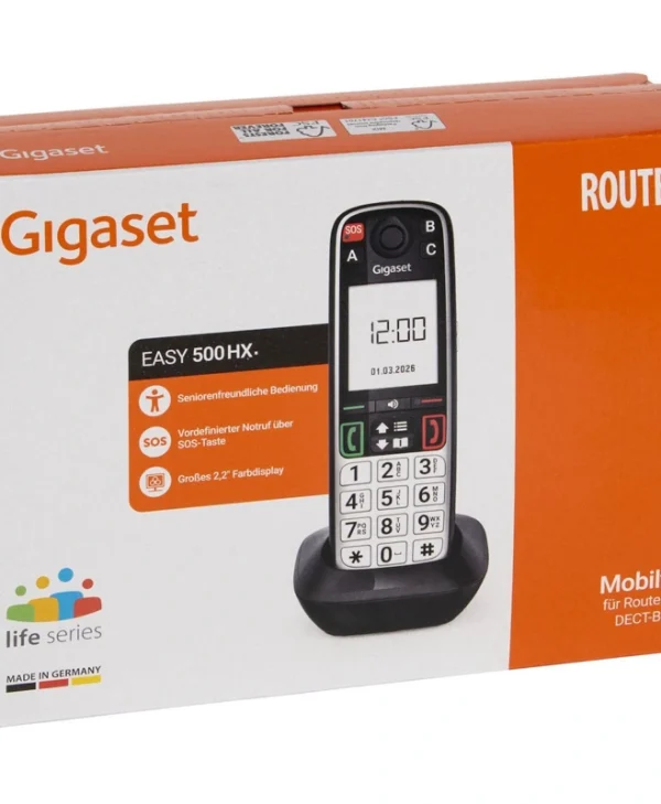 Gigaset Easy 500hx Seniorentelefon Schwarz S30852-H3165-B101