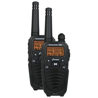 Stabo Freecomm 700 Set Walkie Talkie με Μονόχρωμη Οθόνη Σετ 2τμχ 20700
