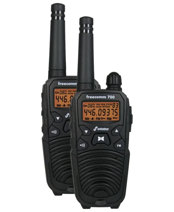 Stabo Freecomm 700 Set Walkie Talkie με Μονόχρωμη Οθόνη Σετ 2τμχ 20700