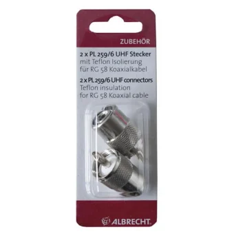 Albrecht Βύσμα F-Connector male/female Χρυσό 50120