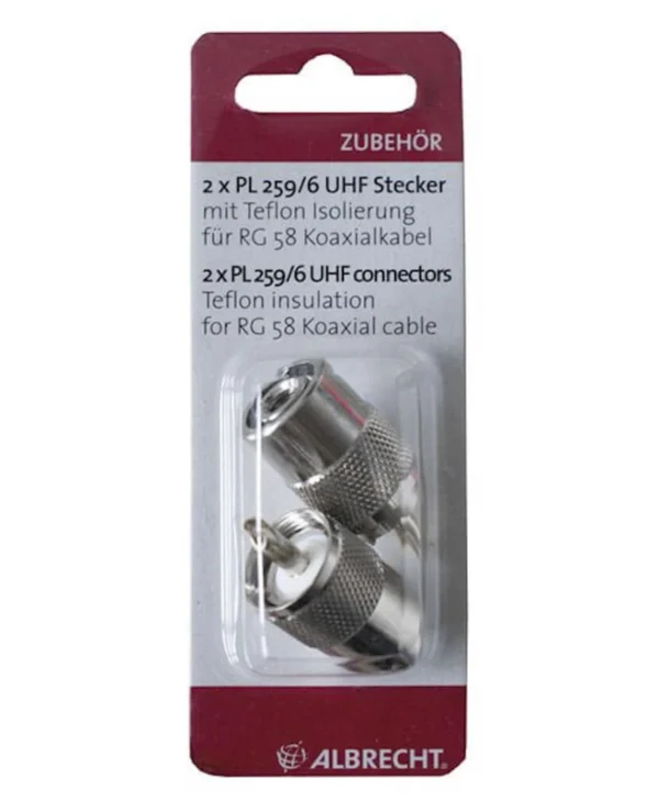 Albrecht Βύσμα F-Connector male/female Χρυσό 50120