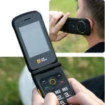 AGM M8 Flip Dual SIM Ανθεκτικό Κινητό με Μεγάλα Κουμπιά Μαύρο AGM_M8_EU001B - Image 9