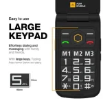 AGM M8 Flip Dual SIM Ανθεκτικό Κινητό με Μεγάλα Κουμπιά Μαύρο AGM_M8_EU001B - Image 19