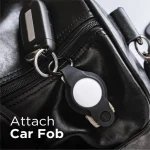Keysmart Air Flex Θήκη Μπρελόκ Σιλικόνης για AirTag σε Μαύρο χρώμα KS041-BLK - Image 3