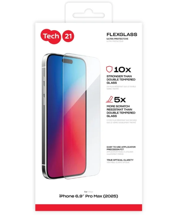 Tech 21 Tempered Glass (iPhone 17 Pro Max / iPhone 16 Pro Max) T21-11441