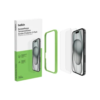 Belkin Screenforce 0.33mm Tempered Glass (iPhone 15) OVA143ZZ