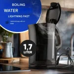 Bomann Βραστήρας 1.7lt 2200W Μαύρος 660791 - Image 5