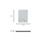 Soehnle Page Comfort 300 Slim Ψηφιακή Ζυγαριά Κουζίνας έως 10kg Γκρι 61504 - Image 8