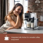 Profi Cook PC-ES-KA1266 Μηχανή Espresso 1350W Πίεσης 20bar για Cappuccino Γκρι 501266 - Image 5