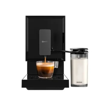 Cecotec Power Matic-ccino Cremma Αυτόματη Μηχανή Espresso 1470W Πίεσης 19bar για Cappuccino με Μύλο Άλεσης Μαύρη 1627