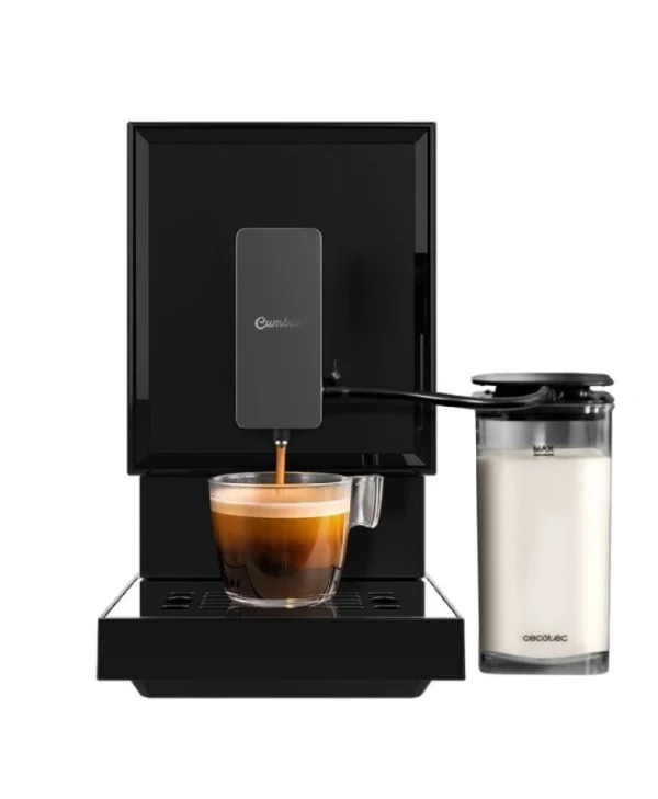 Cecotec Power Matic-ccino Cremma Αυτόματη Μηχανή Espresso 1470W Πίεσης 19bar για Cappuccino με Μύλο Άλεσης Μαύρη 1627