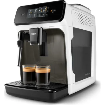 Philips Series 1200 Αυτόματη Μηχανή Espresso 1500W Πίεσης 15bar με Μύλο Άλεσης Λευκή EP1223/00